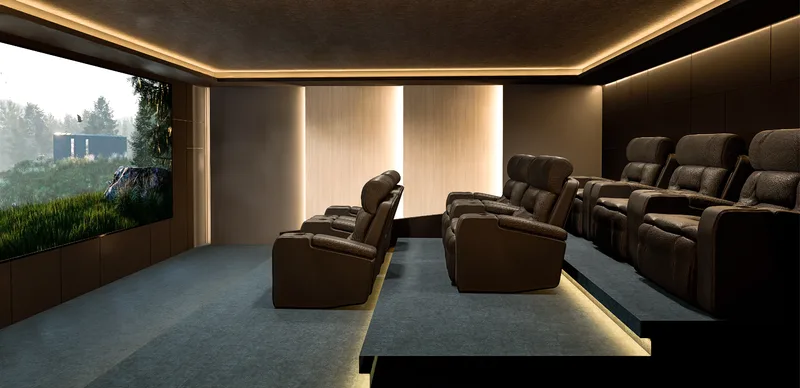 Sala de cine privada para residentes de Sky Parc II